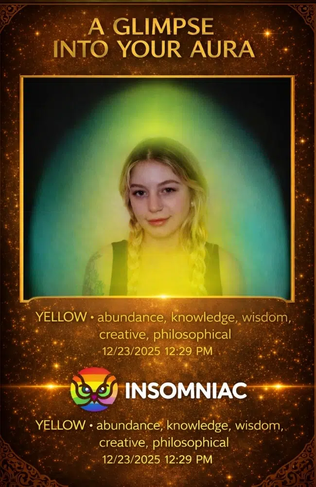 Custom Aura Photography for Insomniac by Aura Photo Pros
